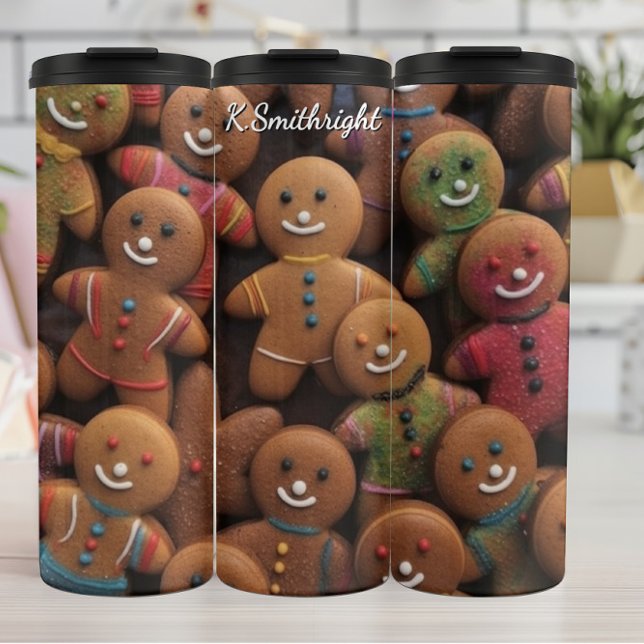 Cosy Gingerbread Cookie Cluster Thermal Tumbler (Creator Uploaded)