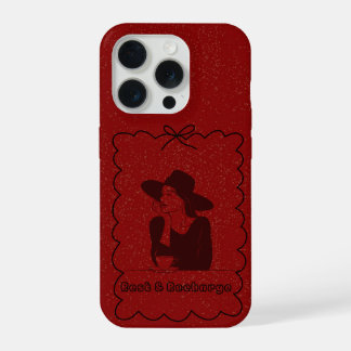 Cosy Girl Drinking Coffee iPhone Case