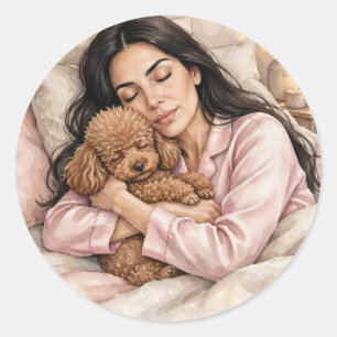 Cosy Girl either Poodle Sticker – Best Friends