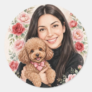 Cosy Girl either Poodle Sticker – Best Friends