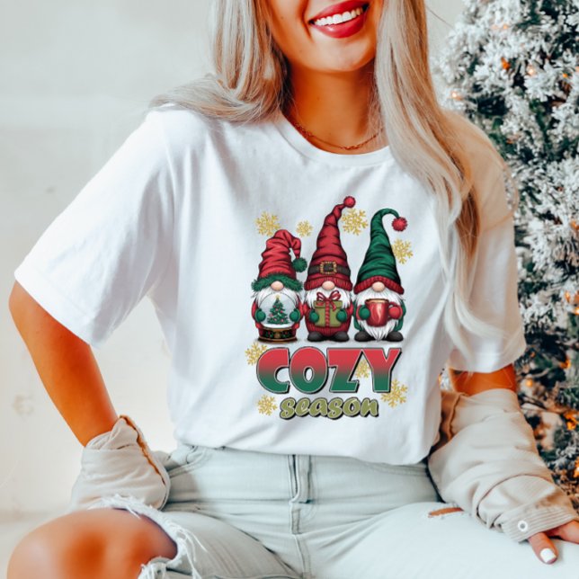 Cosy Gnomes Christmas T-Shirt (Creator Uploaded)