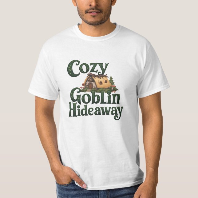 Cosy Goblin Hideaway T-Shirt (Front)
