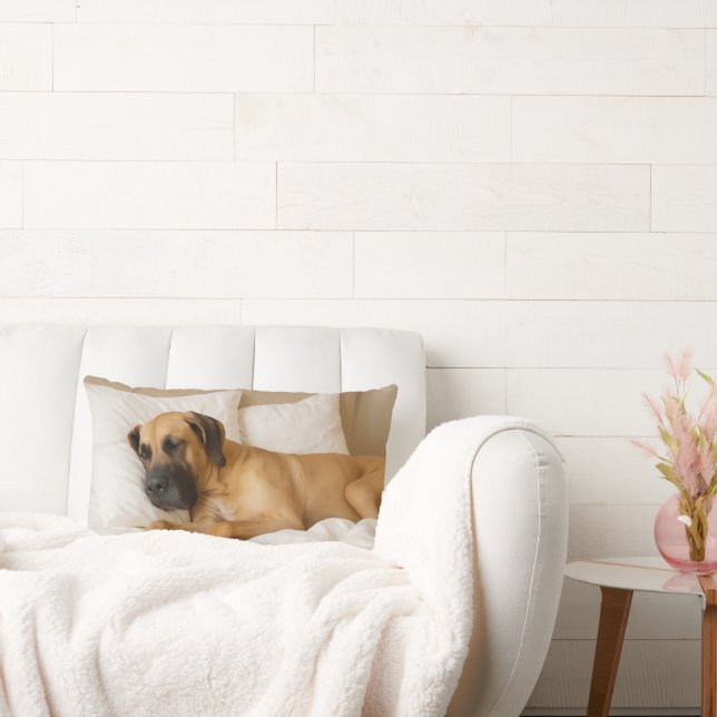 Cosy Great Dane Lumbar Pillow (Couch)