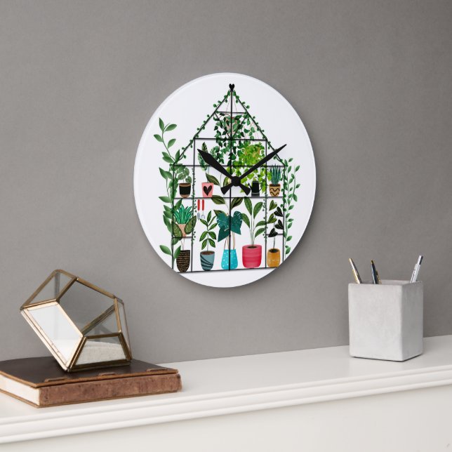 Cosy Greenhouse Large Clock (Office)