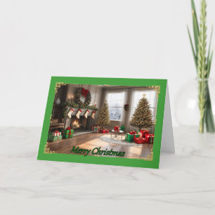 Cosy Greetings Christmas Card