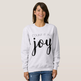 Cosy Grey Count it All Joy Sweatshirt