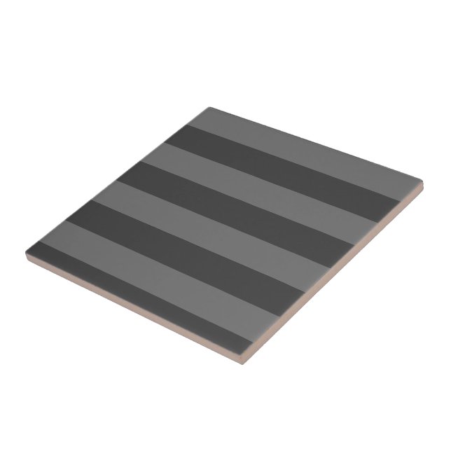 Cosy Grey Striped Tile (Side)