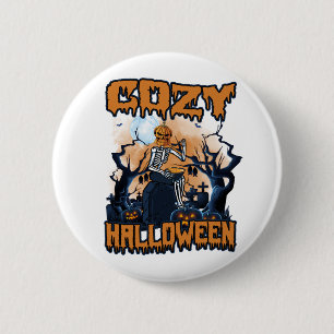 Cosy Halloween 6 Cm Round Badge