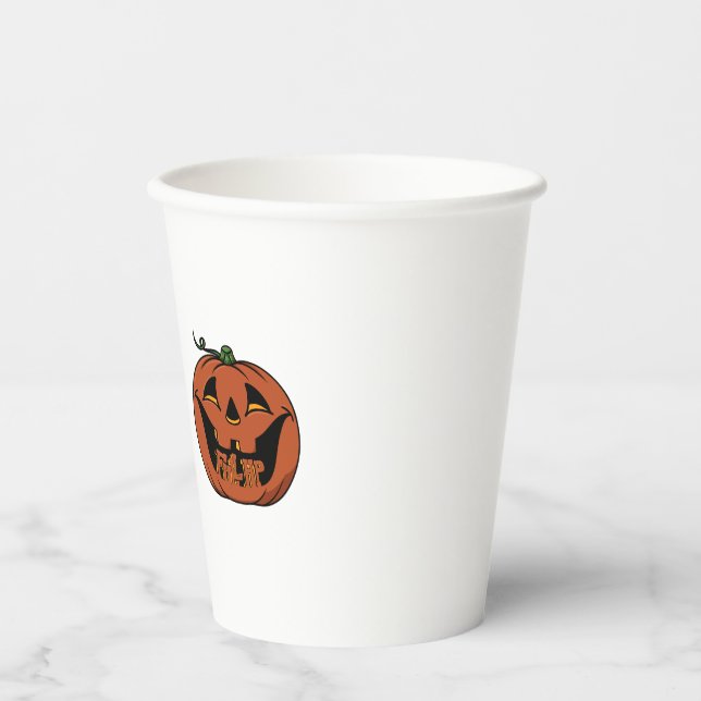 Cosy Halloween Paper Cups (Front)