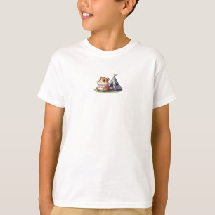 Cosy Hamster Camping Adventure Kids T-Shirt