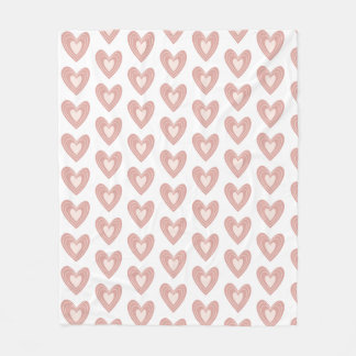 Cosy Heart Pattern Blanket – Adorable & Soft Throw