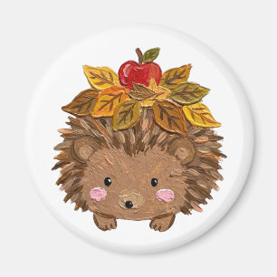 Cosy Hedgehog Fridge Magnet