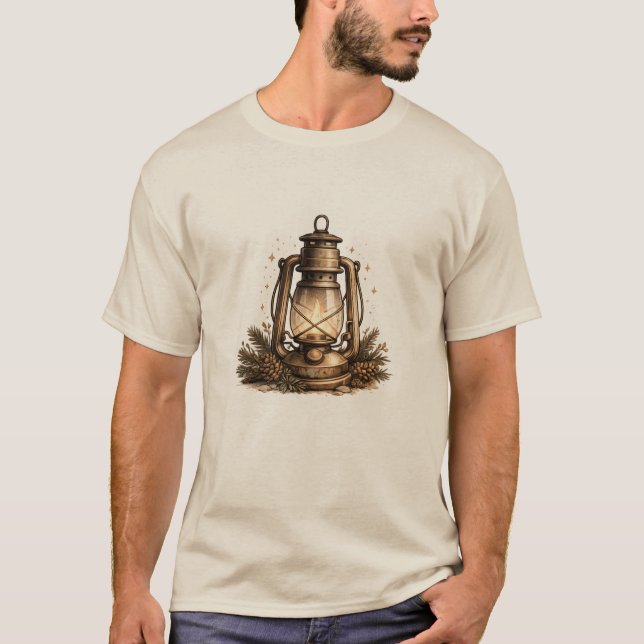 Cosy Holiday Lantern T-Shirt (Front)