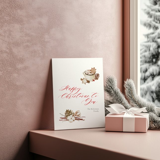 Cosy Holiday Wishes Postcard (Creator Uploaded)
