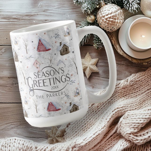 Cosy Home Christmas Pink ID985 Coffee Mug (Creator Uploaded)