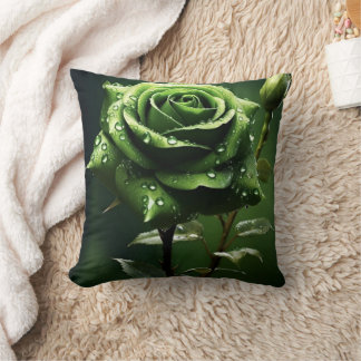 Cosy Home Decor Pillow with Floral Wreath Design