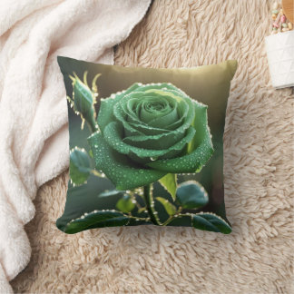 Cosy Home Decor Pillow with Floral Wreath Design