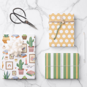 Cosy Home Wrapping Paper Set of 3
