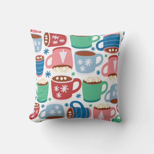 Cosy Hot Cocoa Delight Cushion (Front)
