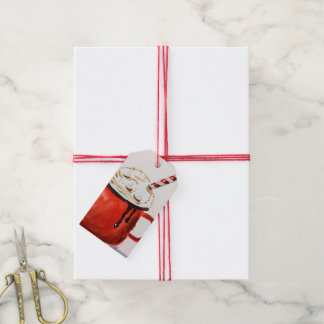 Cosy hot cocoa gift tag