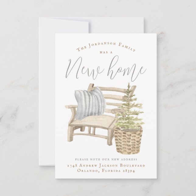 Cosy House Moving Announcement (Front)