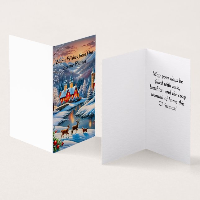 Cosy houses in winter (Inside and Outside)