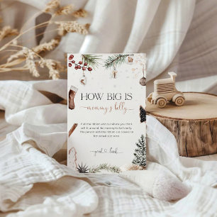 Cosy How Big is Mummy's Belly Baby Shower Game