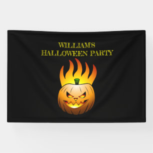 Cosy Jack o'lantern Halloween Pumpkin Banner