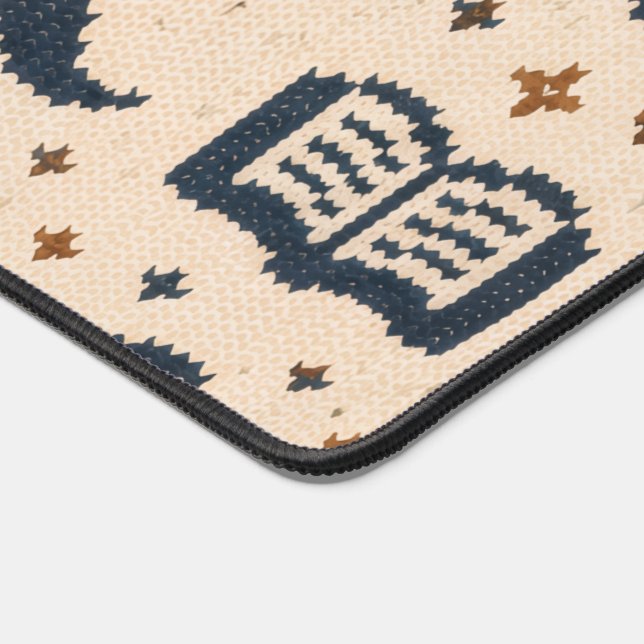 Cosy Jacquard  Desk Mat (Corner)