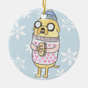 Cosy Jake Dog Ceramic Tree Decoration