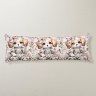Cosy Kawaii Cottagecore Farmcore Puppy Style Body Cushion
