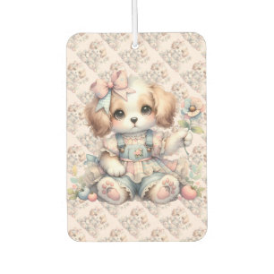 Cosy Kawaii Cottagecore Farmcore Puppy Style Car Air Freshener