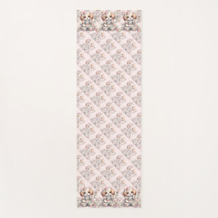 Cosy Kawaii Cottagecore Farmcore Puppy Style Yoga Mat