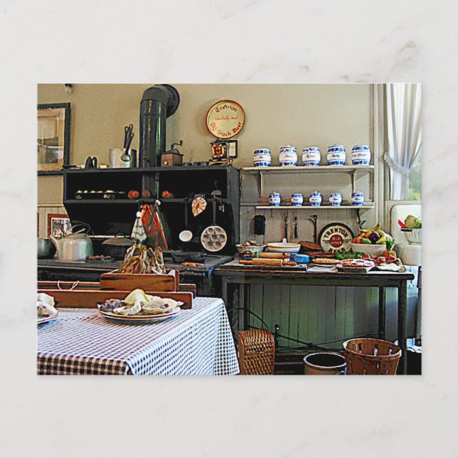 Cosy Kitchen Postcard (Front)