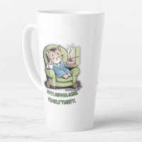 Cosy Kitten with Coffee and Cake – Funny Cat