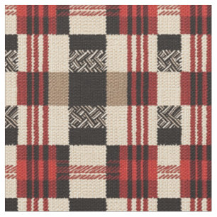 Cosy Knit Patchwork - Vintage Boho Autumn Style 2 Fabric