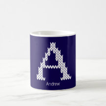 Cosy Knitted Alphabet Letter A