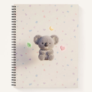 Cosy koala :Modern pastel Notebook 