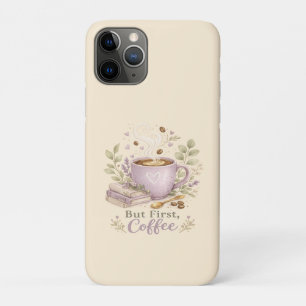 Cosy Lavender Watercolor Coffee Case-Mate iPhone Case