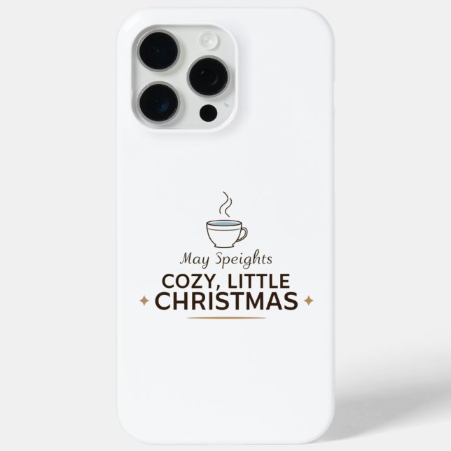 Cosy Little Christmas Coffee Cup Phone Case (Back)