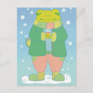 Cosy Little Frog Postcard