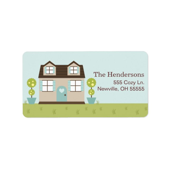 Cosy Little Home Address Labels (Front)