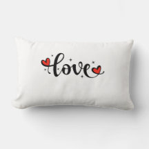 Cosy LOVE Throw Pillow – Perfect for Valentine's D