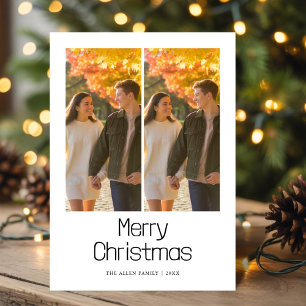 Cosy Merry Christmas Couple Greeting Card