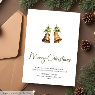 Cosy Minimalist Editable Holiday Christmas Card