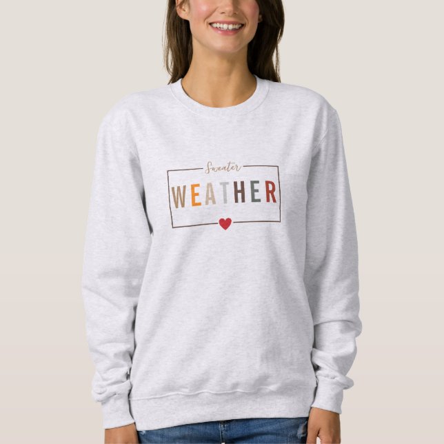 Cosy Modern Fall Sweater Weather  (Front)