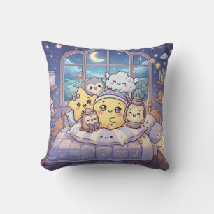 Cosy Moon Star Friends Pillow