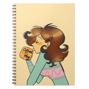 Cosy Morning Coffee Mood Art Notebook