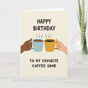 Cosy Mugs Birthday Card
