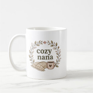 Cosy Nana's Kitchen Boho Floral Design   Cute Gift Coffee Mug